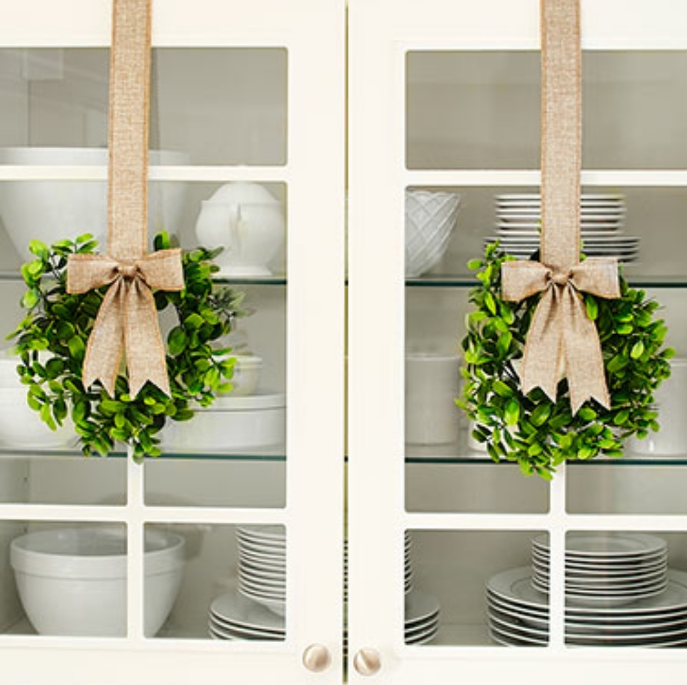 Burlap wreath set